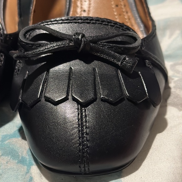 Brooks Brothers Black Leather Kiltie Bloch Heel Pumps 7.5 EUC - Picture 16 of 16